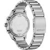 Citizen Zegarek z chronografem na tytanowym pasku Nowoczesny Nowoczesny Design Męski Eco-Drive AT2530-85L, Niebieski, Design, Niebieski,