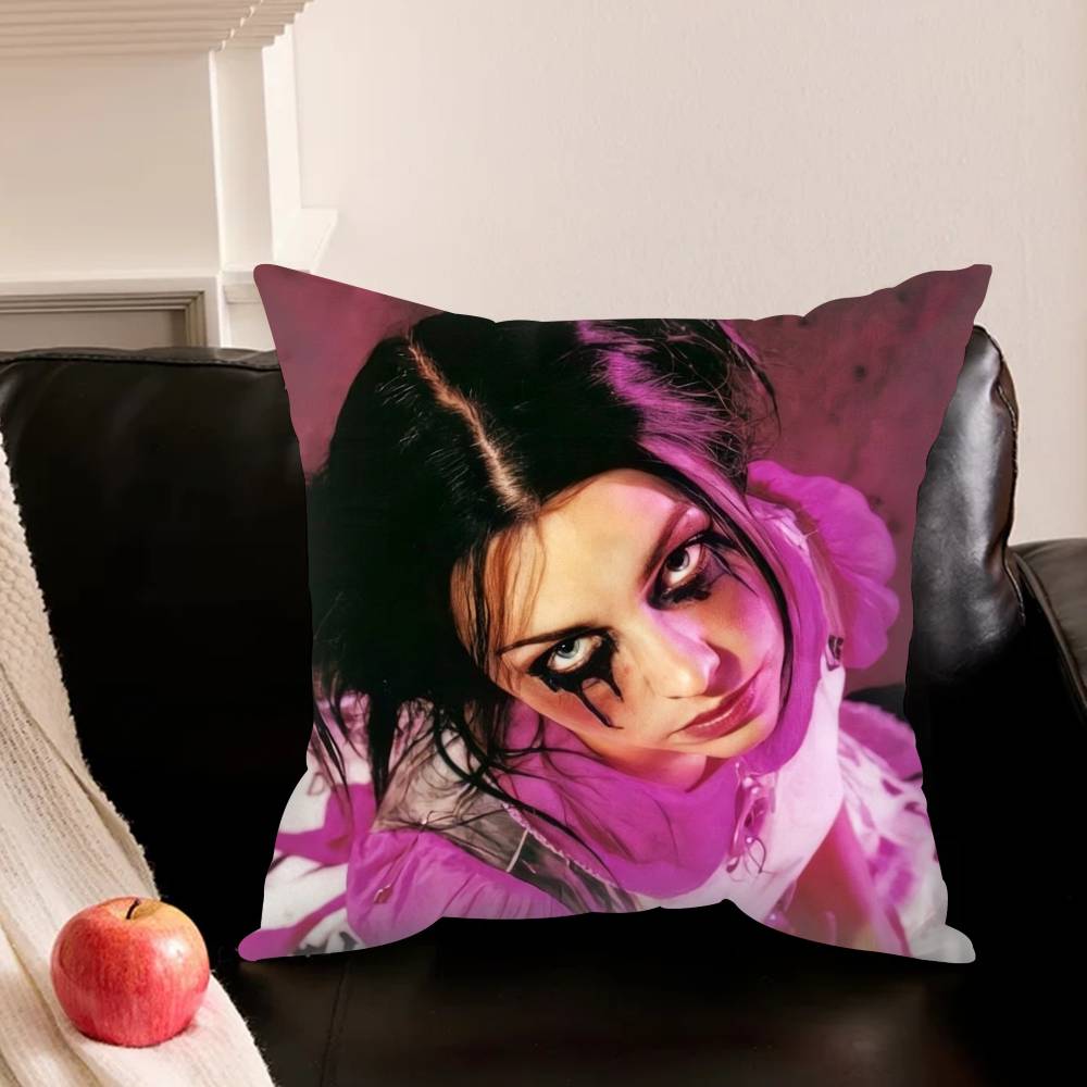E-Evanescence F-Fallen A-Amy L-Lee Pillowcase For Sofa Room Office Decor Printing Protector Cushion Cover Valentine Gift Custom