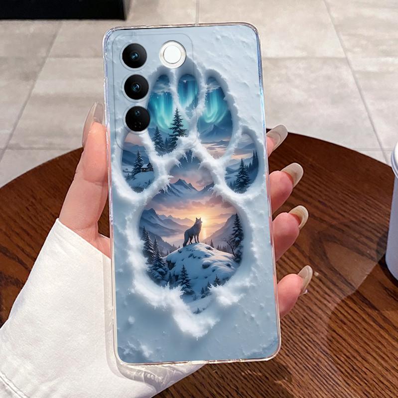 Case For Vivo V25e LATAM V27e V27 V 27 Pro 5G Casing Cute Love Heart Rabbit Funny Cover Clear TPU Silicone Soft Shell Phone Case