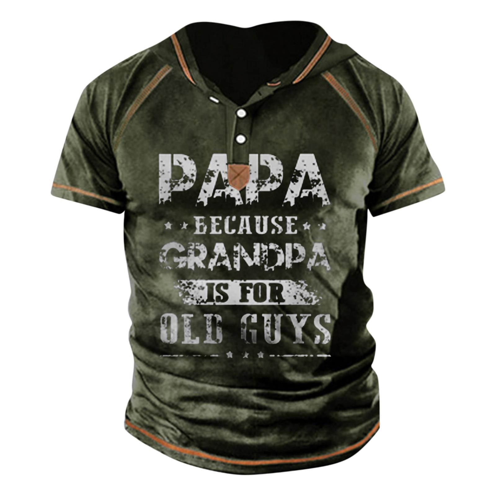 

Мужская футболка с принтом, уличная уличная футболка с короткими рукавами и капюшоном на пуговицах S зелёный