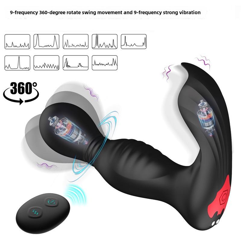Batman Gouge Prostate Massager APP Remote Control Silicone Rear Anal Plug Male Masturbator