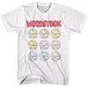 Woodstock Rainbow Bird Men's T Shirt Logo Guitar Hippie Music Festival