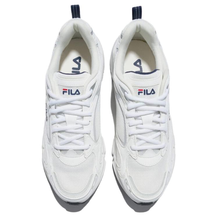 FILA Memory Decimus V3 Comfortable Soft Low-Top Casual Shoes Unisex sneaker White 1RM02954H100