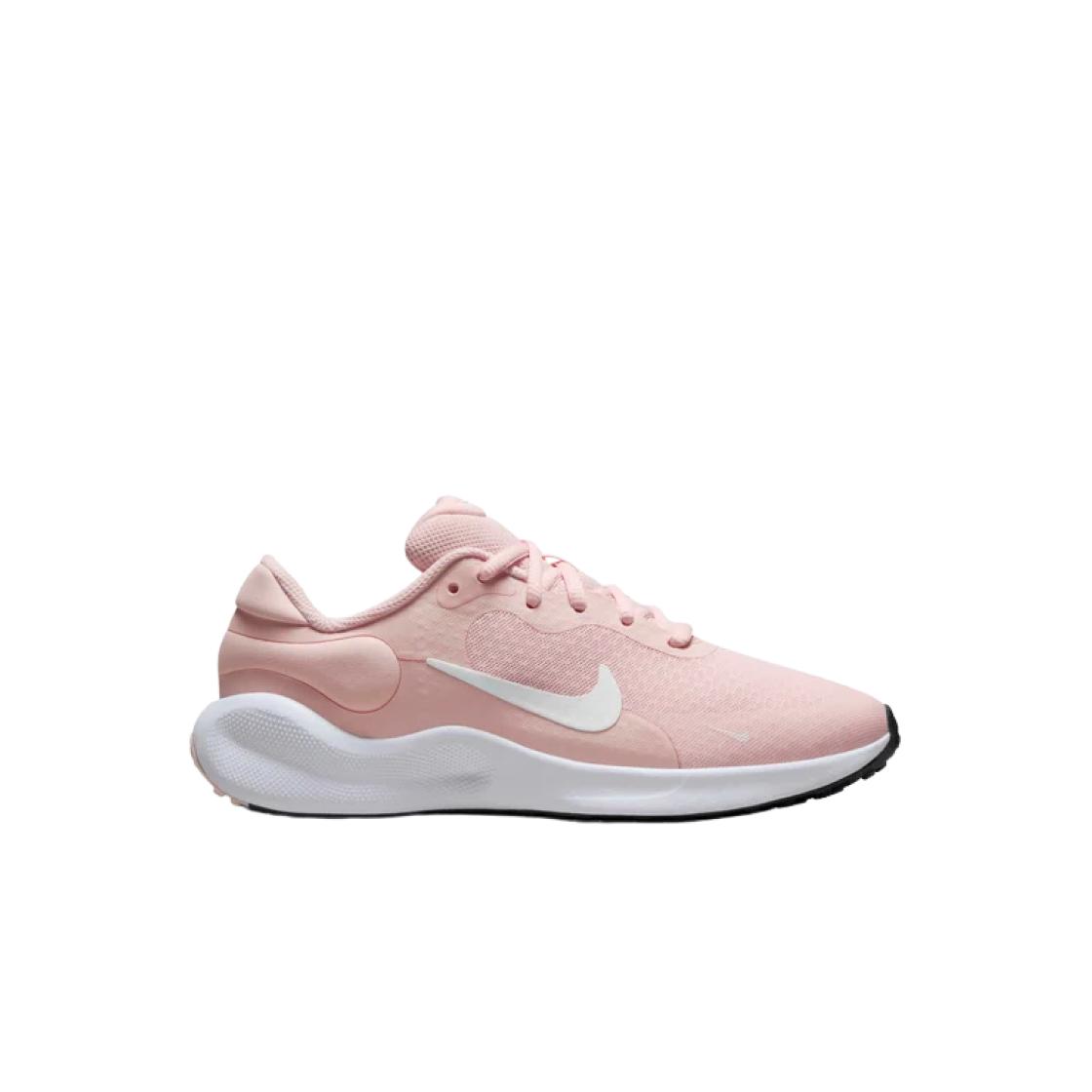 Nike Revolution 7 GS Echo Pink Kids кроссовки Белый Черный Summit-White FB7689-602 36