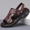 2026 Mens Summer Beach Sandals Outdoor Breathable Casual Sandalias Non Slip Beach Shoes Office Walking Flats