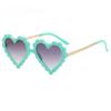 New Cute Children's Sunglasses Travel Sunscreen Trend Korean Edition Fashion Irregular Heart Shaped Baby Sunglasses