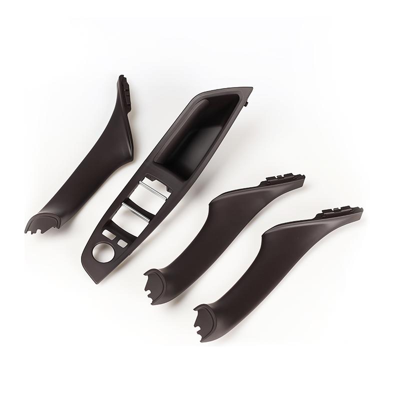 7Pc/Set Left Right Hand Drive LHD For BMW 5 Series F10 F11 F18 Beige Black Interior Door Handle Inner Door Panel Pull Trim