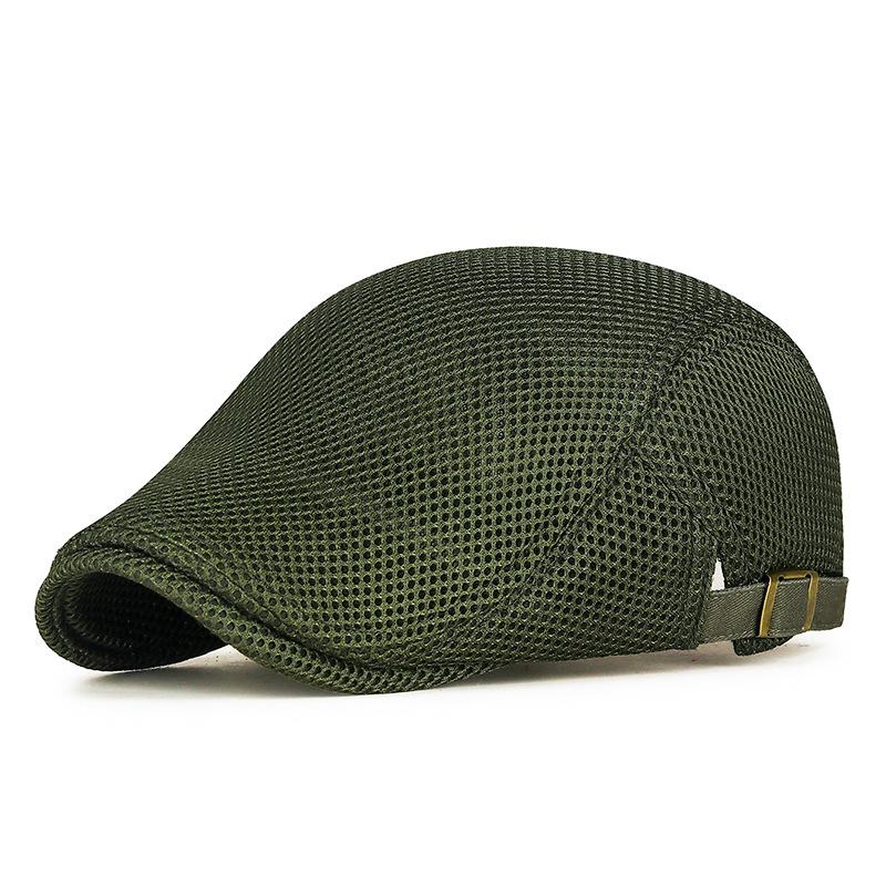 Cool Breathable Outdoor Mesh Baseball Cap, Unisex Sun Protection Ivy Beret
