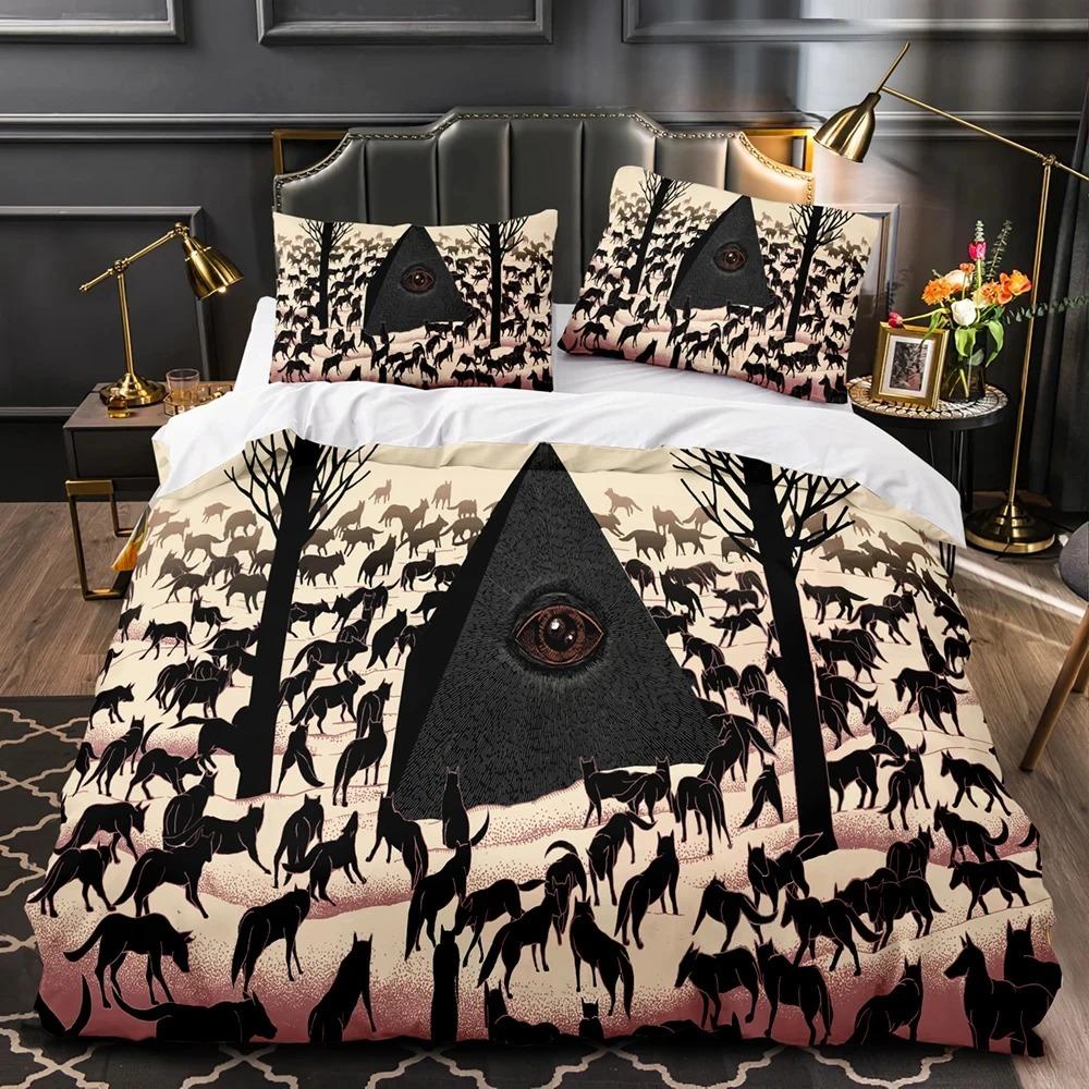 3D Print Black Fairy Comfortable Duvet Quilt Cover Pillowcase Bedding Set Children Bedroom Decoration Home Textile
