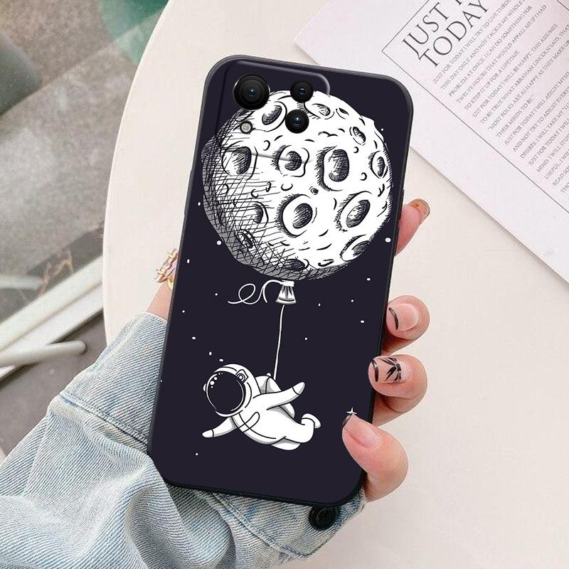 For Asus Zenfone 11 Ultra Phone Case Astronaut Silicone Camera Protection Back Cover For Zenfone 11 Ultra 5G AI2401 Bumper Coque