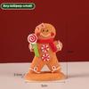 Christmas Man Gingerbread Resin Craft For Children Holiday Decorations Gifts