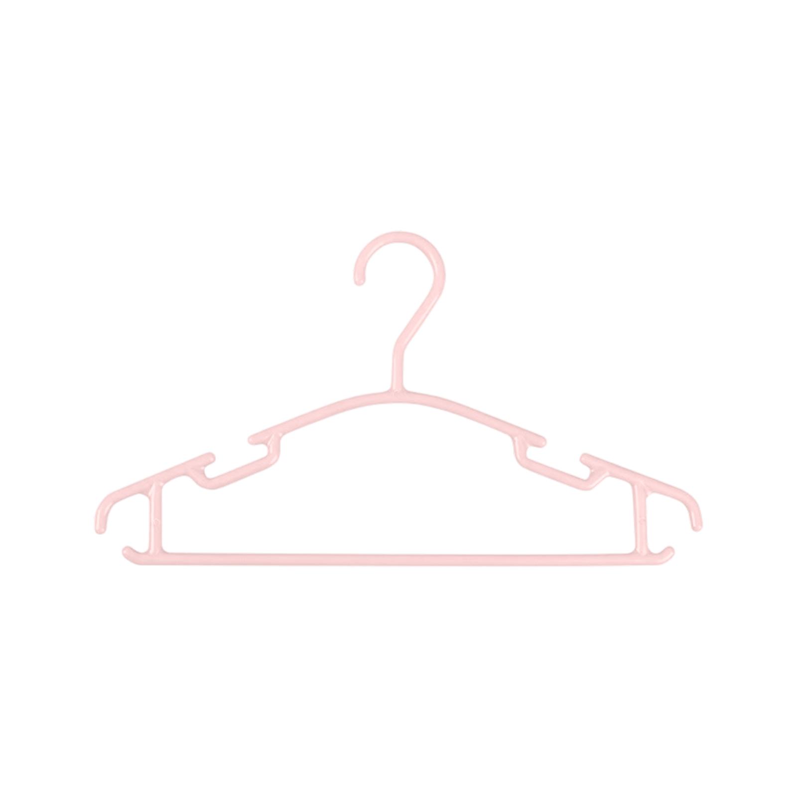 

Children Baby Clothes Hangers Plastic Lightweight Durable Non-Slip Design Suitable for Various Small Garments and Accessories