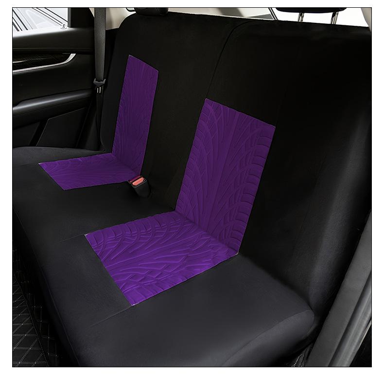 Universal 9-teiliges Sitzbezug-Set mit Schmetterlingsprägung für Fünfsitzer-Autos - Stilvolles, Bequemes und Elegantes Design