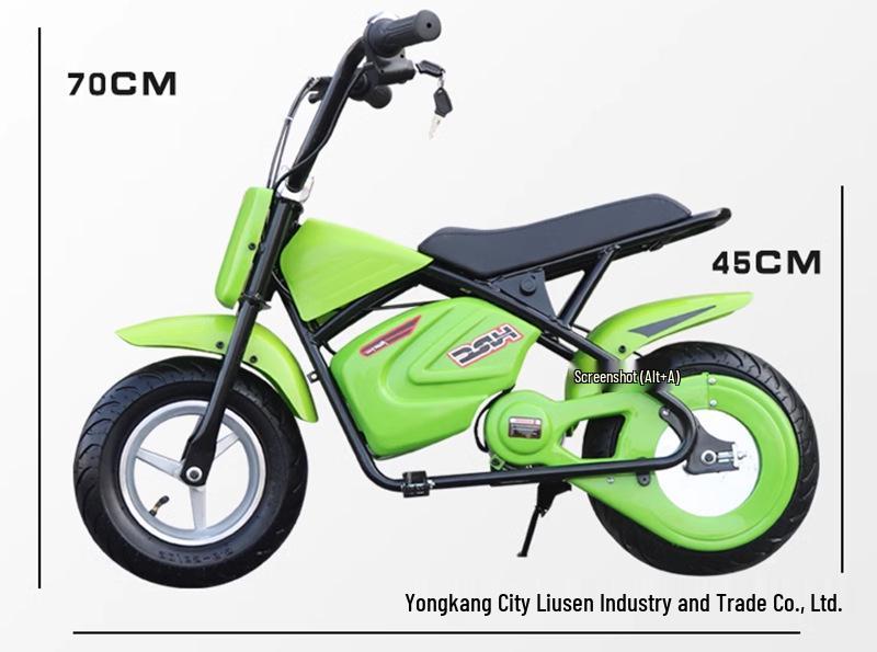 Children's Electric Two-Wheeled Motorcycle for Ages 3-8 - ATV Beach Toy Car Gift