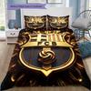 Cartoon Pattern Bedding Quilt Set Quilt Cover Pillowcase Home Decoration Birthday Gift (1 * Duvet Cover + 2 * Pillowcase, Without Core)