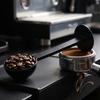 Kaffeeschaufel mit Tamper Wandmontierte Kaffeemesslöffel für gemahlenen Kaffee und Bohnen Langlebiges Küchenwerkzeug mit langem Griff für einfache Handhabung