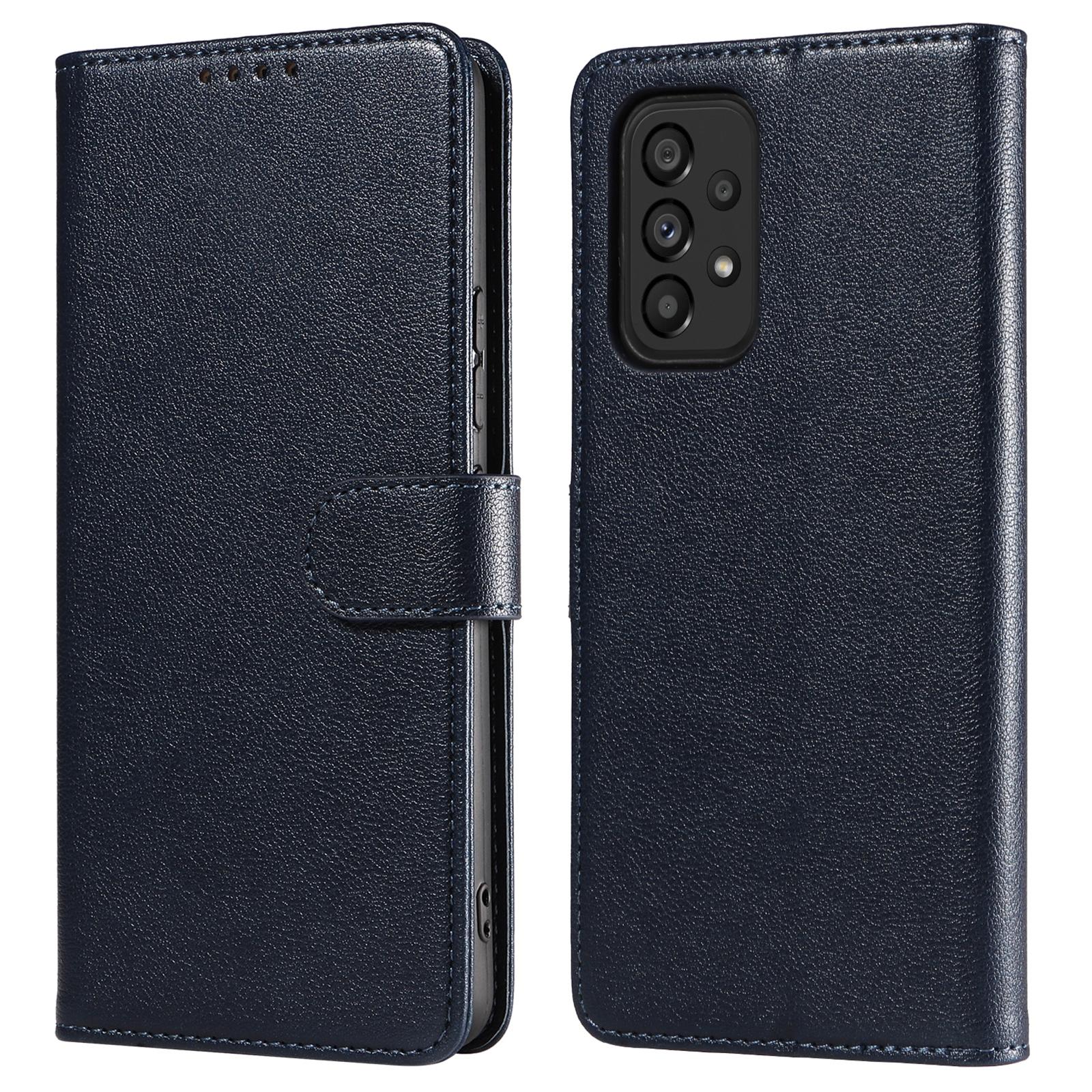 

For Samsung Galaxy A53 5G Leather Case Litchi Texture RFID Blocking Wallet Stand Phone Cover C
