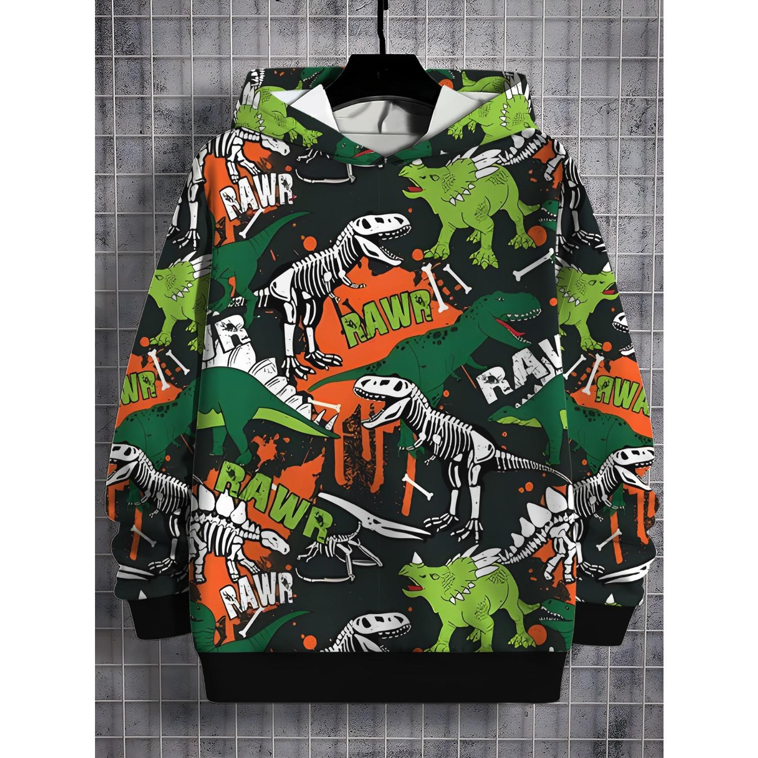 

Дитячий одяг, креативна толстовка з капюшоном з 3D-принтом для хлопчиків, повсякденний спортивний худі з довгим рукавом для хлопчиків 13-14Y