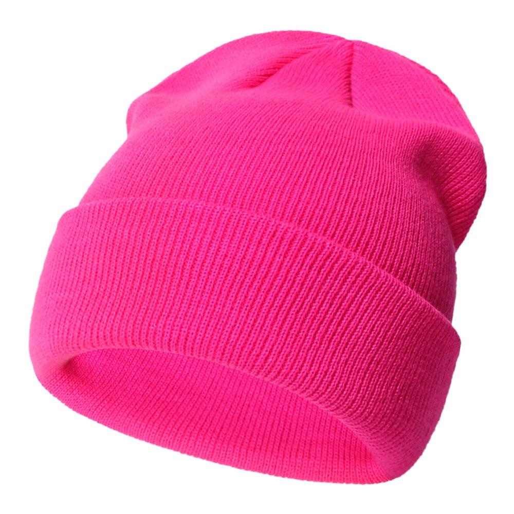 Solid Color Baby Beanies Soft Warm Knit Cap Fashion Kids Winter Hat for Boys Girls