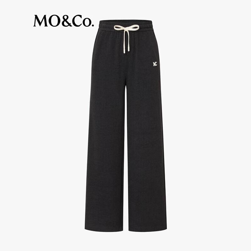 MO&Co. Women's High-Waist Wide-Leg Casual Trousers