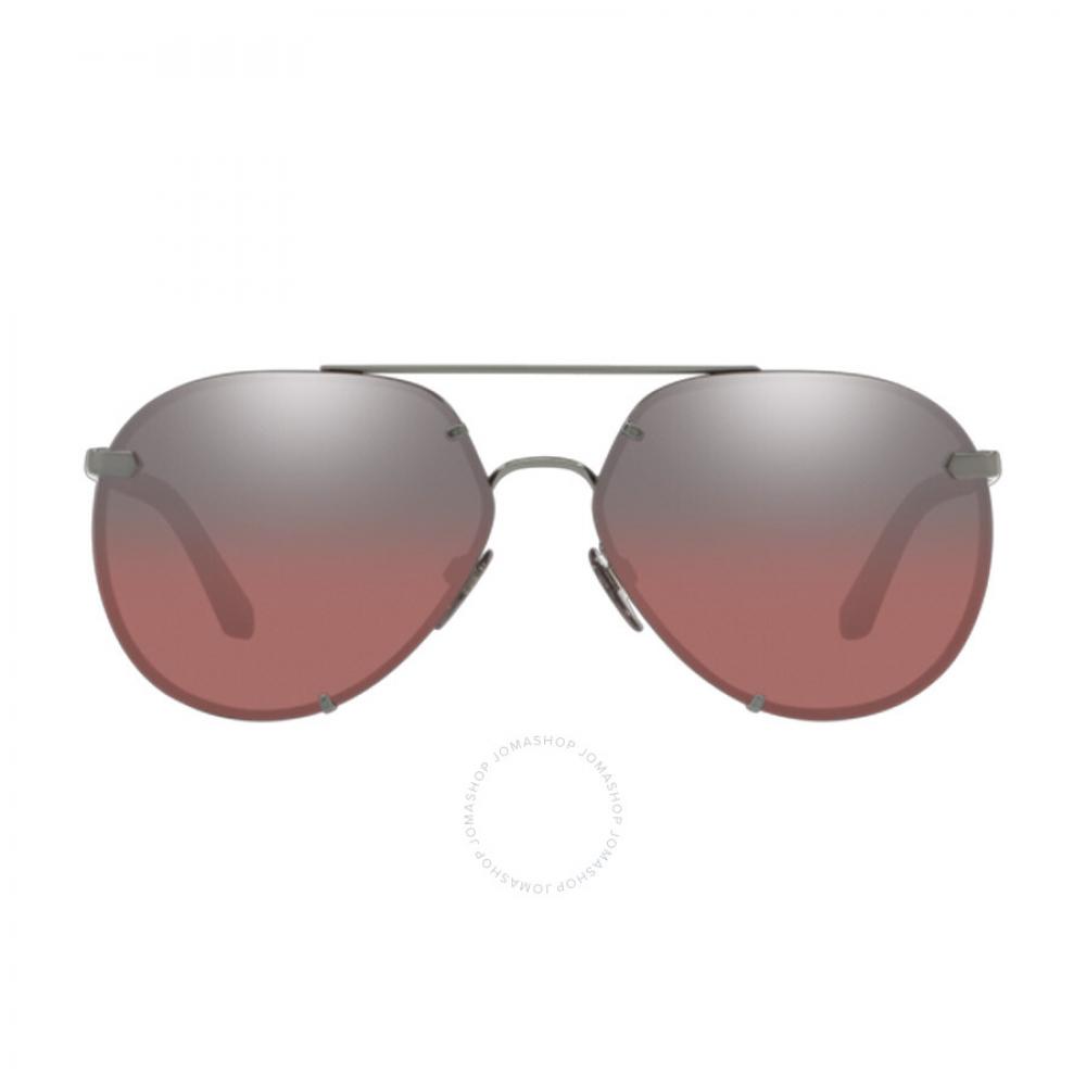 Burberry Pink Mirror Silver Gradient Pilot Ladies Sunglasses 0be3099 10577e 55