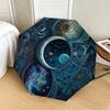 1pc Celestial Yin-Yang Harmony Umbrella with Plastic Handle,Suitable for All Seasons Home Travel Outdoor UmbrellaDD869