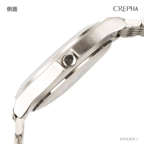CREPHA Men's Analog Waterproof Watch with Metal Band, Silver, TE-AM150-BKS