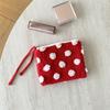 Cute Plush Women's Cosmetic Bags Portable Ladies Clutch Purse Lipstick Makeup Case Cute Female Small Storage Bag