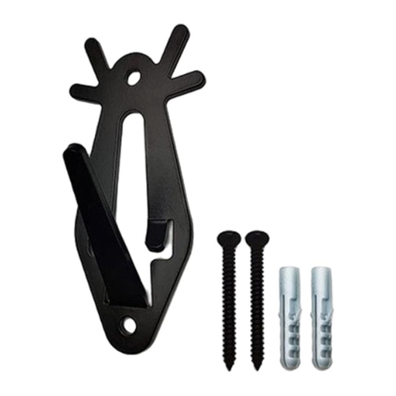 Rustics Metal Deer Skull Wall Mount Sturdy Key Hangers Unique Handcraft Shelf Decoration for Living Room