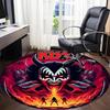 1pc KISS Music Office Round Area Rug, Under Office Chairs Bedroom Living Room Home Decor  a1016297