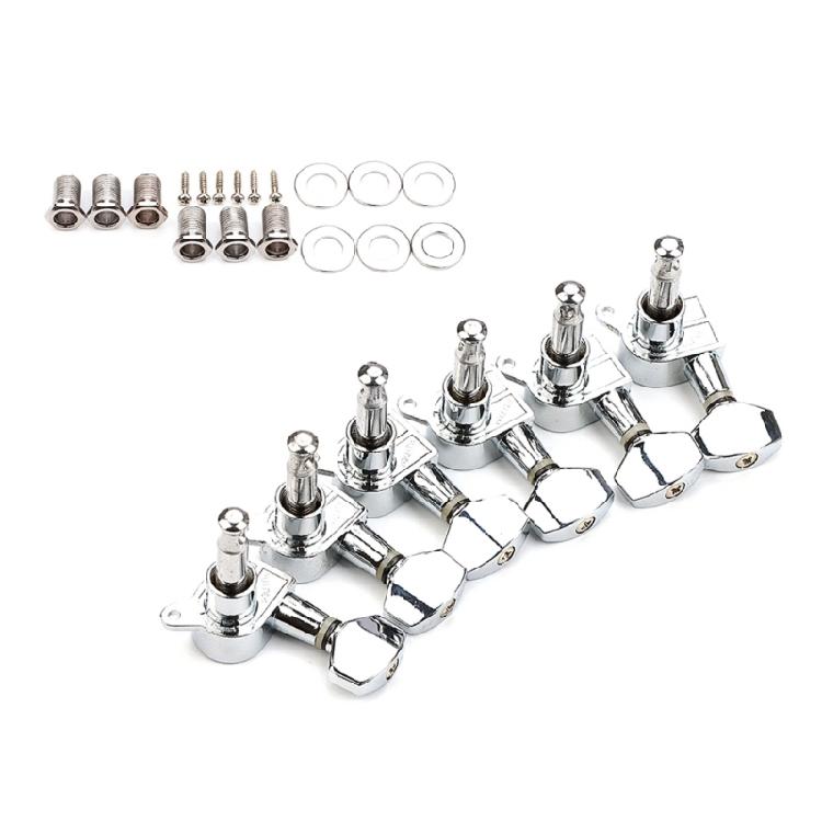 6Pcs Sealed Guitar Tunings Key Machine Head Knob 6 Left Guitar String Tunings Peg