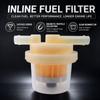 1/3Pcs Plastic Motorcycle Fuel Filter Inline Structure Gasoline Fuel Filter  Motorcycle Accessories