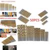High Durability 50pcs Titanium Coated Hss High Speed Steel Drill Bit Set For Versatile Applications