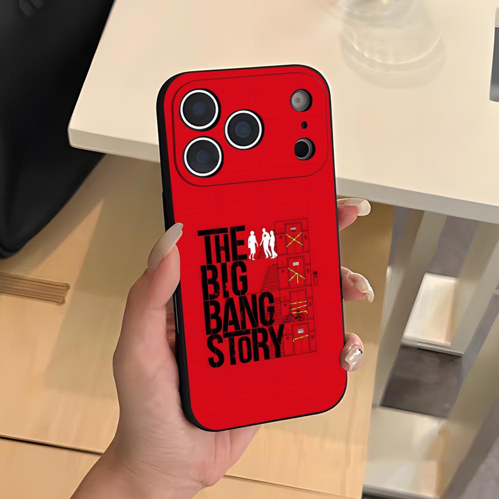 The Big Bang Theory Phone Case For IPhone 17 Air 16 E Pro Max 15 14 13 Mini 12 Pro 11 Max Plus Black Soft Shell
