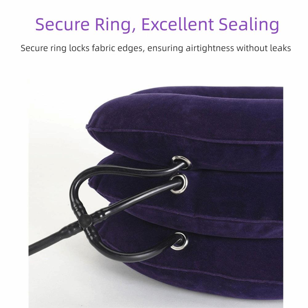 Foldable Cervical Traction Device Adjustable Neck Traction Pillow  Posture Correct