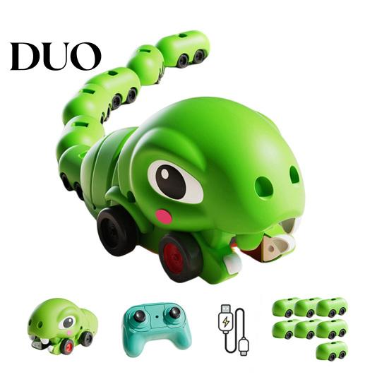 Magnetic Snake Toy RC Game Toy, Electric Remote Control Eating Itself Interactive Electronic Parent-Child Competitive Race Car for Boys Girls