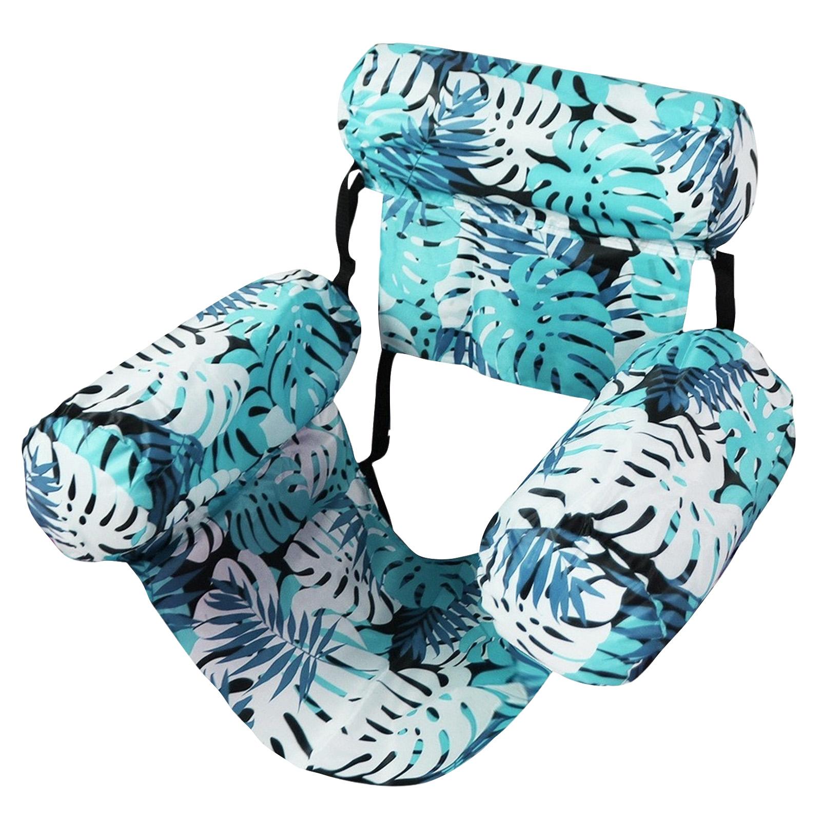 

Adult Pool Floating Lounger with Inflatable Design Comfortable Seat and Backrest for Water Relaxation and Leisure Use Suitable for Pools and Lakes зелёный