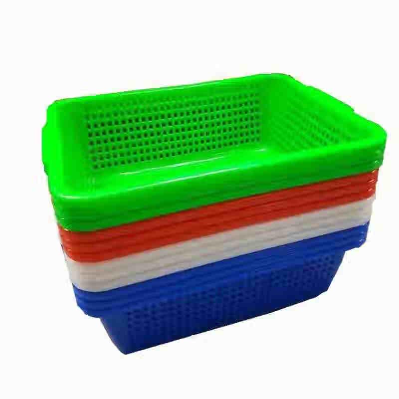 CaiZhi Large Thickened Rectangular Plastic Storage Basket