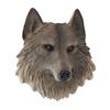 3D Animal Head Statue Resin Wall Decor Realistic Wildlife Sculpture for Living Room Bedroom Bar