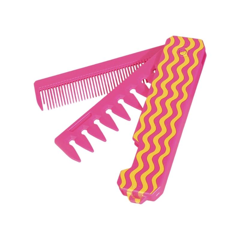 

Portable Multifunctional Foldable Comb With Styling Grooming And Massage Friendly Hair Tool For Home Or Travel розы красного