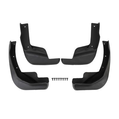4pcs Car Mud Flaps Black Splash Proof Protective Impact Resistant Tire Protector Mudflaps for