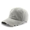 Herren Basecap Trendige Persönlichkeit Gewaschen Ausgefranste Mütze für Damen Outdoor Sonnenschutzmütze