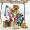 Bayern Munich Soccer Art Customizable Name Beach Towel Super Soft Microfiber Quickdry Fabric