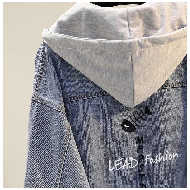 2026 Korean-Style Girls' Denim Jacket - Spring/Autumn Fashion for Little Girls