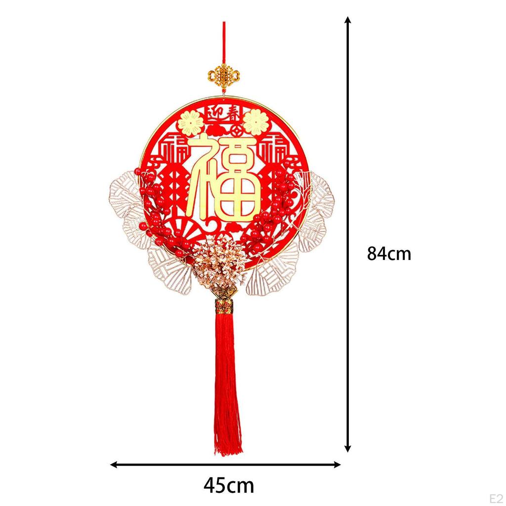 Chinese Year Hanging Decoration Charm Tassel Fu Character for Entrance