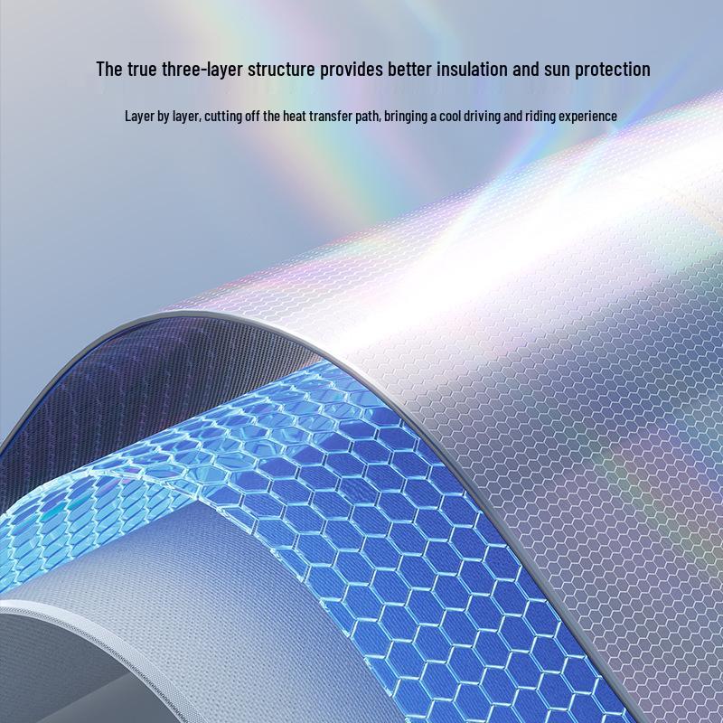 Tesla Model Y/3 Ice Crystal Honeycomb Mesh Sunshade for Sunroof Tesla Model 3