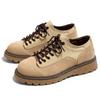 Модные мужские повседневные туфли для активного отдыха на открытом воздухе, зашнурованные, из коровьей замши, пустынные туфли, дышащие кроссовки на платформе, стильная рабочая обувь