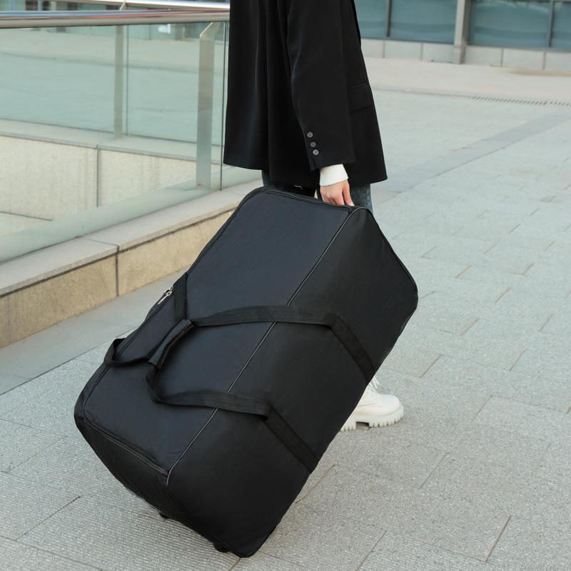 Large Capacity Travel Bag Air Check-in Bag Air Travel Box Moving Universal Wheel Folding Luggage Bag