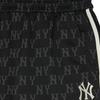 New York Yankees MLB Vintage Gerade Bein Sportlich Lässig Hose Mit Allover Buchstaben Druck Unisex Unterteil Schwarz 3APTM0334-50BKS