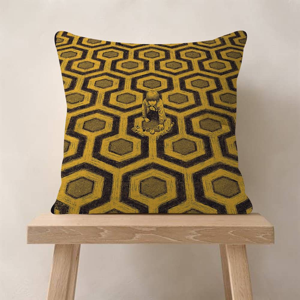 Horror Movies The Shinings  Cushion Cover Pillowcase Upholstery Sofa Throw Pillow Home Decor Pillowcas